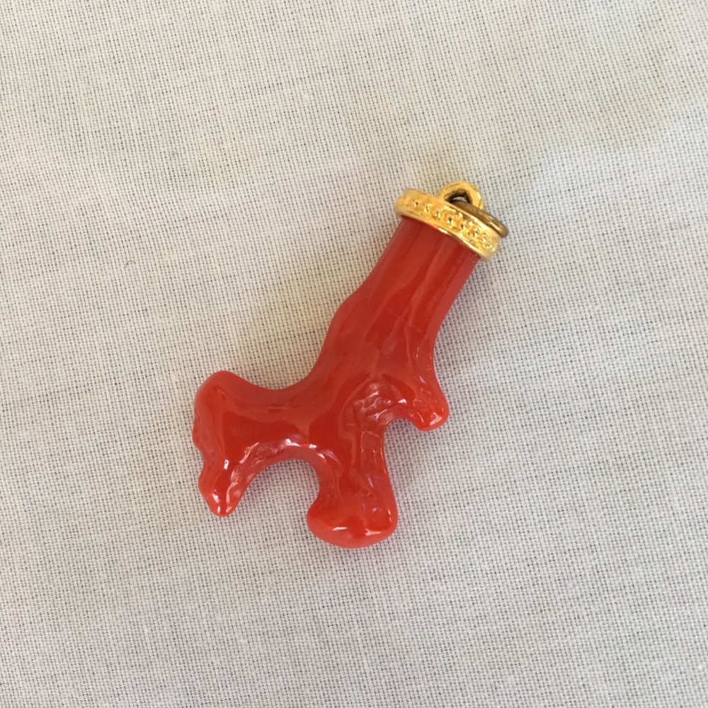 Vintage Coral Charm